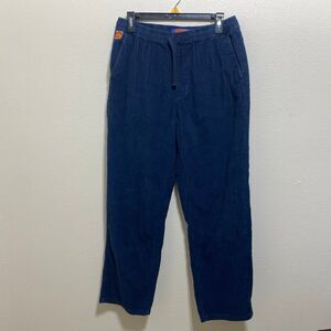 Empyre Johnny Blue Elastic Waist Corduroy Skate Pants Size Small